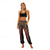 cheap Bottoms-Retro Vintage Boho 1970s Harem pants Yoga Pants Hippie Smocked Waist Peacock Feathers Women&#039;s Halloween Carnival Beach Vacation Wear Retro Theme Party Festival Adults&#039; Pants