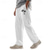 cheap Classic-Men&#039;s Linen Pants Trousers Summer Pants Beach Pants Pocket Drawstring Elastic Waist Coconut Tree Comfort Breathable Vacation Daily Holiday Hawaiian Boho Black White