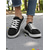 preiswerte Damen-Sneaker-Grüne Slip-On-Sneaker aus Canvas für Damen mit Schnürung – bequeme Sneaker ohne Fersenriemen, ideal zum Spazierengehen, Einkaufen, für den Schulweg und entspannte Sommertage