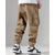cheap Cargo Pants-Men&#039;s Cargo Pants Trousers Drawstring Elastic Waist Multi Pocket Plain Wearable Outdoor Daily Camping &amp; Hiking Fashion Classic Black Khaki