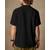 cheap Men&#039;s Casual Shirts-Men&#039;s Shirt Summer Shirt Casual Shirt Beach Shirt Button Up Shirt Black Apricot Short Sleeve Plain Band Collar Vacation Hawaiian Clothing Apparel Polyester Fashion Casual Comfortable