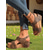 cheap Casual Sandals-Women’s Black Wedge Sandals with Zipper — Faux Leather Studded Open-Toe Heels, Cork Platform Design, for Vacation, Beach and Weekend Outings