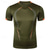 cheap Men&#039;s Active Tees &amp; Tanks-Multi Packs 3pcs Men&#039;s Crew Neck Short Sleeves Green+Navy Blue+Black T Shirt Tee Top Color Block Athletic Sports Polyester Summer