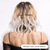 cheap Synthetic Trendy Wigs-Women&#039;s A1 Synthetic Hair Wavy Wig 14 inch Asymmetrical Neat Bang Machine Made Classic Comfortable Multi-color Color Gradient
