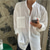 cheap Men&#039;s Button Up Shirts-Men&#039;s Shirt Summer Shirt Casual Shirt Beach Shirt Button Up Shirt White Navy Blue Long Sleeve Plain Band Collar Vacation Hawaiian Buttons Clothing Apparel Polyester Fashion Casual Comfortable