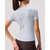 baratos Camisa Feminina-Mulheres Cor Sólida Tops de tênis Manga Curta Botões Pavio Humido Tênis Pickleball Decote V Blusas Preto Branco Azul Roupas de tênis