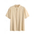 cheap Men&#039;s Casual Shirts-Men&#039;s Shirt Summer Shirt Casual Shirt Beach Shirt Button Up Shirt Black Apricot Short Sleeve Plain Band Collar Vacation Hawaiian Clothing Apparel Polyester Fashion Casual Comfortable