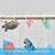 cheap Shower Curtains-Clear Shower Curtain Tropical Fish,180x200cm 70&quot;x79&quot; Waterproof Lightweight Fish Shower Curtain Liner,PEVA Long Fashion Bath Shower Curtains with 12 Grommets Hooks for Bathtub Bathroom