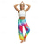 cheap Bottoms-Retro Vintage Boho 1970s Harem pants Yoga Pants Hippie Tie Dye Smocked Waist Rainbow Women&#039;s Halloween Carnival Pride Parade Pride Month Festival Adults&#039; Pants