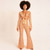 cheap Outfits-Retro Vintage 1970s Outfits Crop Top Bell Bottom Pants Hippie Bow Tie Floral Women&#039;s Halloween Carnival Masquerade Party Daily Wear Adults&#039; Top Pants Spring &amp; Summer