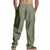 cheap Classic-Men&#039;s Linen Pants Trousers Summer Pants Beach Pants Pocket Drawstring Elastic Waist Coconut Tree Comfort Breathable Vacation Daily Holiday Hawaiian Boho Black White