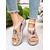 cheap Casual Sandals-Women&#039;s Metallic Snake Print Wedge Sandals – Glamorous Open-Toe Summer Shoes with Elastic Straps for Stylish Women, Perfect for Causal Parties and Vacations