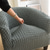 abordables Cubierta de sillón y silla sin brazo-Funda geométrica para sillón de club, funda para sillón de bañera, protector antideslizante para muebles con base elástica, funda de sofá súper suave para mostrador de bar de hotel y sala de estar.