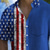 cheap Flag pattern-Independence Day Men&#039;s American US Flag Patriotic Fourth of July Shirt Summer Shirt Button Up Shirt Short Sleeve Fashion Casual Holiday Summer Spring Turndown 3D Print Collared Shirts Front One Pocket