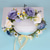 cheap Hair Styling Accessories-Rose Flower Crown for Women - Purple Fairy Flower Headband Sweet Hair Wreath Accessories for Women Girls Wedding Festival Party Favors Photo Prop