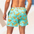 cheap Men&#039;s Swimming Shorts-Men&#039;s Swim Shorts Board Shorts Swim Trunks Print Quick dry Breathable Drawstring Elastic Waist With Compression Liner Vacation Beach Hawaiian Casual Light Green Navy Blue