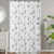 cheap Shower Curtains-PEVA Shower Curtain Liner, 180x180cm 70&quot;x70&quot; Waterproof Washable Shower Curtain Liner Bathroom Shower Liner, 12 Hooks Black White Leaf Pattern