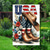baratos Bandeiras de Jardim, Banner-Bandeira de Jardim do 4 de Julho Dia da Independência 12 x 18 Polegadas Bandeiras de Quintal Small Garden Flags para Exterior Bandeiras ao Ar Livre para o Dia da Memória Bandeiras de Jardim para