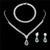 cheap Jewelry Sets-Bridal Jewelry Sets 1 set Zircon Rhinestone 1 Bracelet Earrings Necklace Women&#039;s Elegant Stylish Sweet Jewelry Set For Wedding Special Occasion Party Evening Wear