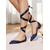 cheap Cocktail-Women&#039;s Navy Satin Pointed Toe Flats - Pearl Embellished Ribbon Tie Dress Shoes for Elegant Evenings, Weddings, and Special Occasions