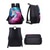 preiswerte Kinder- und Teenager-Rucksäcke-3-teiliges Einhorn-Rucksack-Set für Mädchen – Schulranzen mit Galaxie-Print, Lunchtasche, Umhängetasche und Federmäppchen für Grundschüler und den Schulanfang