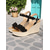cheap Vacation Sandals-Women&#039;s Scalloped  Wedge Sandals with Ankle Buckle and Charm Detail, Lightweight Platform Sole, Soft Footbed, for Adult Summer Beach Vacations, Garden Parties, Daily Resort Strolls, and Casual Outings