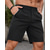 abordables short de travail-Homme Robe Short Short Burmuda Shorts de Travail Avec Poches Uni Confort Respirant Longueur Genou Extérieur Affaires Mode Occasionnel Noir Blanche
