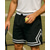 preiswerte Herrenshorts-Herren Streifen Sportshorts Kurze Sporthose Tennishose Kordelzug Tasche Feuchtigkeitsableitend Atmungsaktiv Tennis Golfspiel Laufen Weiß Schwarz Rosa Tennisbekleidung