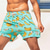 cheap Men&#039;s Swimming Shorts-Men&#039;s Swim Shorts Board Shorts Swim Trunks Print Quick dry Breathable Drawstring Elastic Waist With Compression Liner Vacation Beach Hawaiian Casual Light Green Navy Blue