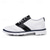 economico Scarpe da Golf da Uomo-scarpe da golf classiche da uomo in bianco e nero con tomaia in similpelle - design versatile per il golf e l'abbigliamento casual