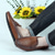 cheap Casual Loafers-Men's Brown Loafers &amp; Slip-Ons with Soft Footbed, Stylish Stitching and Comfortable Fit - Perfect for Business Casual, Everyday Wear and Weekend Outings