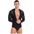 cheap Tops &amp; Sets-Mens Sheer Mesh Bodysuit Tango Latin Dance Leotard Deep V-neck Figure Skating Dance Costume