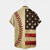 cheap Independence Day Shirts-Independence Day Men&#039;s American US Flag Patriotic Fourth of July Shirt Summer Shirt Button Up Shirt Short Sleeve Fashion Casual Holiday Summer Spring Turndown 3D Print Collared Shirts Front One Pocket