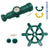 cheap Outdoor Activity-Children&#039;s toy set combination round steering wheel plastic telescope sounding horn bell toy accessories