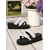 cheap Casual Sandals-Women&#039;s Wedge Sandals - Stylish Red Checkered Design, Comfortable Heel for Casual and Fashion-Forward Summer Look