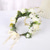 preiswerte Haarstyling-Zubehör-Boho Haarschmuck Wald Hochzeit Blumen Stirnband Grün Blumenkrone Kranz Foto Requisite
