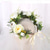 preiswerte Haarstyling-Zubehör-Boho Haarschmuck Wald Hochzeit Blumen Stirnband Grün Blumenkrone Kranz Foto Requisite