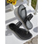 cheap Flat Sandals-Women's Black Braided Flat Sandals with Adjustable Strap, Comfortable and Stylish for Casual Summer Wear, Beach and Outdoor Activities