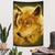 baratos Tapeçaria do Artista-&quot;Lobo Sol Dourado&quot; Vincent Hie Tapeçaria Suspensa Arte de Parede Tapeçaria Grande Decor Mural Fotografia Fundo Cobertor Cortina Decoração para Casa Quarto Sala de Estar