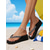cheap Vacation Sandals-Women&#039;s Stylish Platform Sandals with Crystal Straps – Elegant Slip-On Wedge Sandals for Summer Parties and Beach Outings