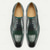 voordelige Klassieke Dress Schoenen-Premium groene krokodillenleren veterschoenen voor heren met elegante details voor formele diners en gala-evenementen