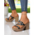 cheap Vacation Sandals-Women&#039;s Pearl Studded Chunky Heel Sandals with Wood-Texture Platform, Elegant Slip-On Style for Summer Parties, Casual Dates, and Resort Wear