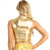 cheap Tops-Retro Vintage 1980s Rave Crop Top Disco Shiny Latex Patent Metallic Bodycon Women&#039;s Halloween Carnival Music Festival Pride Parade Pride Month Top Summer
