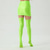 cheap Bottoms-Neon Shiny Mini Pencil Skirt - High Waist Bodycon Spandex Skirt for Halloween, Carnival, Pride Parade, Rave, and Neon Party