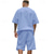 cheap Men&#039;s Tee Sets-Men&#039;s T-shirt Suits 2 Pieces Outfits Tee &amp; Shorts Short Sleeve Crew Neck Summer Plain Fashion Casual 2 Piece Vacation Daily Wear Going out Black White Navy Blue Top Tee for Men