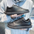 cheap Casual-Men&#039;s White Casual Sneakers with Lace-up Closure and Comfortable Sole – Stylish Everyday Shoes for Walking and Leisure