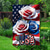 baratos Bandeiras de Jardim, Banner-Bandeira de Jardim do 4 de Julho Dia da Independência 12 x 18 Polegadas Bandeiras de Quintal Small Garden Flags para Exterior Bandeiras ao Ar Livre para o Dia da Memória Bandeiras de Jardim para