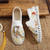 ieftine Pantofi casual slip-on-Espadrile albe pentru bărbați, fără mâneci, cu broderie artistică - încălțăminte elegantă cu design unic de tigru