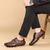 abordables Chaussures Décontractées Slip-On-Chaussures à enfiler pour hommes à motif crocodile marron avec sangle velcro - élégantes, confortables, idéales pour les tenues décontractées et les aventures en plein air