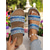 cheap Vacation Sandals-Women&#039;s Boho Blue Woven Slide Sandals – Ethnic Platform Slippers for Beach Holidays &amp; Casual Summer Outfits